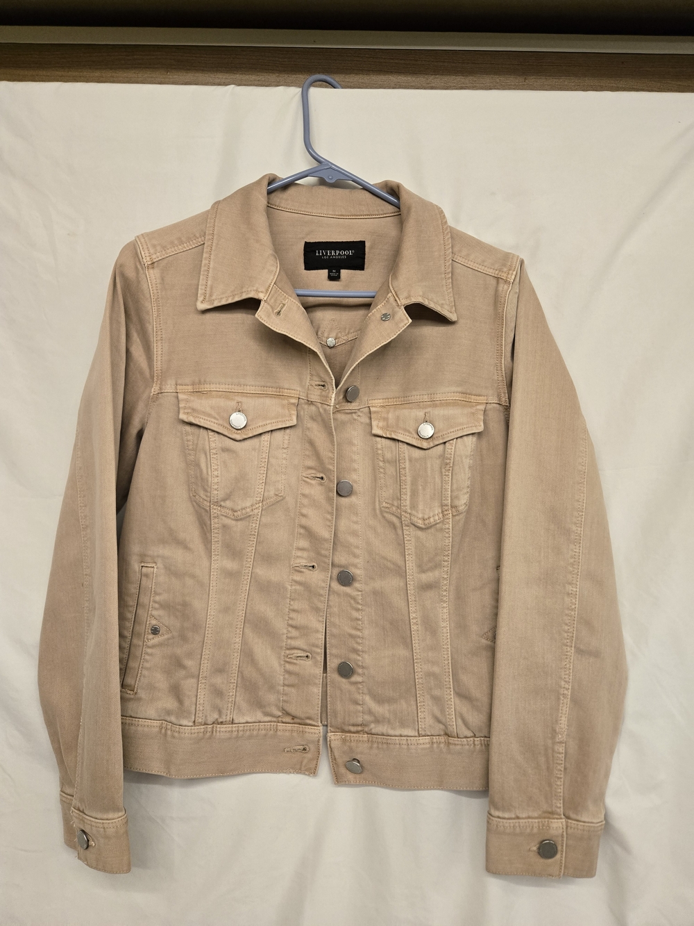 Liverpool Tan Denim Jacket for Women
